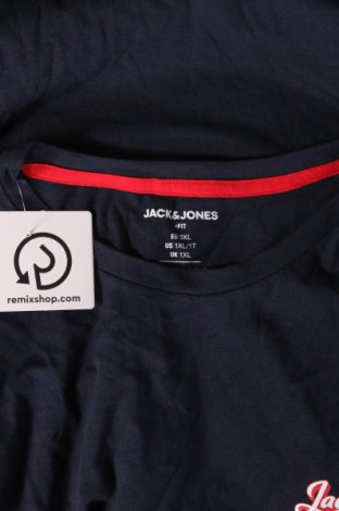 Мъжка тениска Jack & Jones, Размер 3XL, Цвят Син, Цена 31,00 лв.