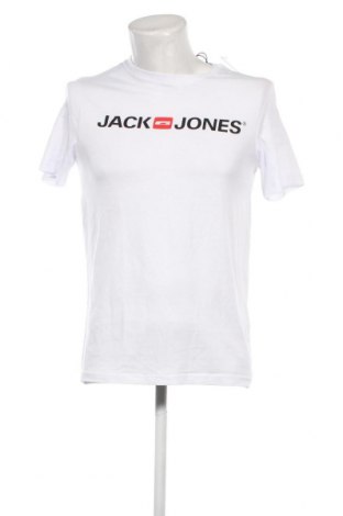 Herren T-Shirt Jack & Jones, Größe M, Farbe Weiß, Preis 15,86 €