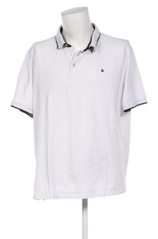 Herren T-Shirt Jack & Jones, Größe 4XL, Farbe Weiß, Preis 15,98 €