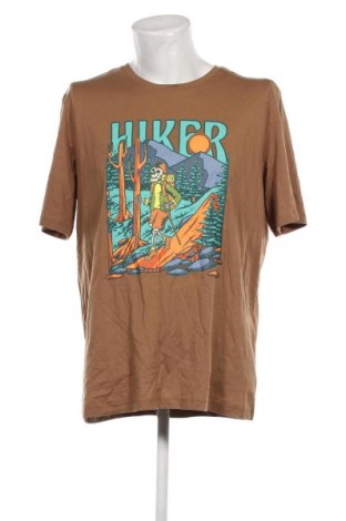 Herren T-Shirt Jack & Jones, Größe XL, Farbe Braun, Preis 15,98 €