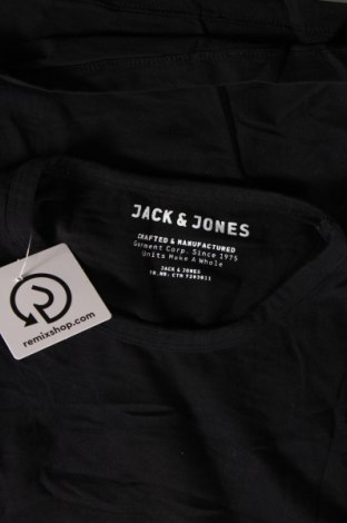 Мъжка тениска Jack & Jones, Размер M, Цвят Черен, Цена 14,00 лв.
