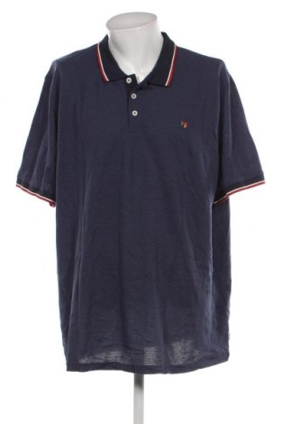 Мъжка тениска Jack & Jones, Размер 5XL, Цвят Син, Цена 14,00 лв.