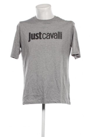Herren T-Shirt Just Cavalli, Größe M, Farbe Grau, Preis 35,26 €