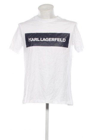 Мъжка тениска Karl Lagerfeld, Размер M, Цвят Бял, Цена 68,40 лв.