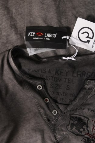 Męski T-shirt Key Largo, Rozmiar S, Kolor Szary, Cena 82,63 zł