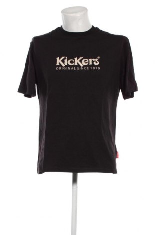 Мъжка тениска Kickers, Размер S, Цвят Черен, Цена 17,05 лв.