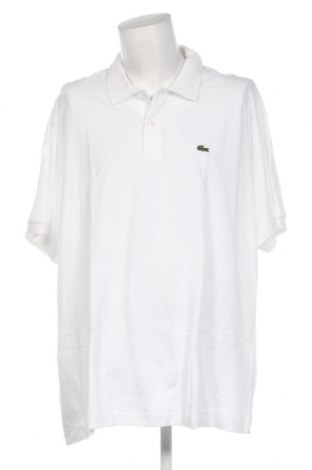 Мъжка тениска Lacoste, Размер XXL, Цвят Бял, Цена 72,00 лв.