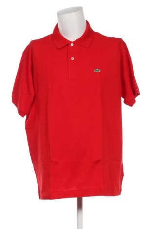 Мъжка тениска Lacoste, Размер 3XL, Цвят Червен, Цена 72,00 лв.