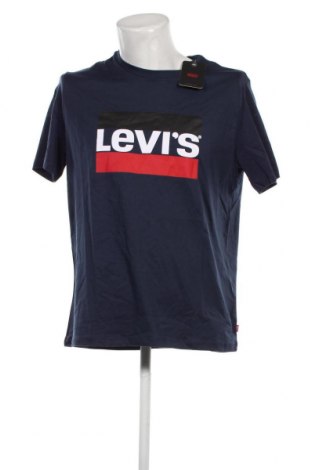 Herren T-Shirt Levi's, Größe L, Farbe Blau, Preis 28,87 €