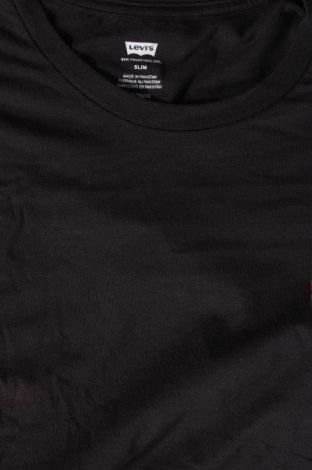 Мъжка тениска Levi's, Размер XL, Цвят Черен, Цена 54,32 лв.