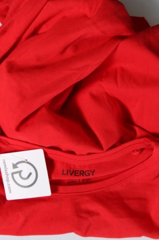 Мъжка тениска Livergy, Размер M, Цвят Червен, Цена 13,00 лв.