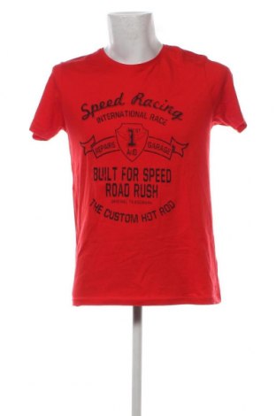 Ανδρικό t-shirt Livergy, Μέγεθος M, Χρώμα Κόκκινο, Τιμή 3,99 €