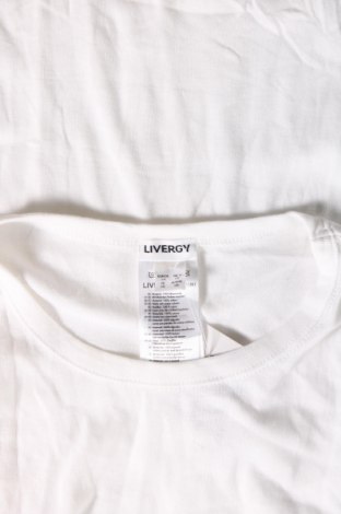 Мъжка тениска Livergy, Размер M, Цвят Бял, Цена 13,00 лв.