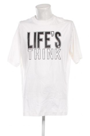 Ανδρικό t-shirt Lotto, Μέγεθος XL, Χρώμα  Μπέζ, Τιμή 15,78 €
