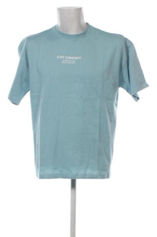 Męski T-shirt NY Concept, Rozmiar L, Kolor Niebieski, Cena 49,58 zł
