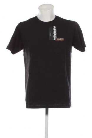 Ανδρικό t-shirt Napapijri, Μέγεθος S, Χρώμα Μαύρο, Τιμή 37,11 €