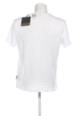 Pánske tričko  Napapijri, Veľkosť XL, Farba Biela, Cena  36,00 €