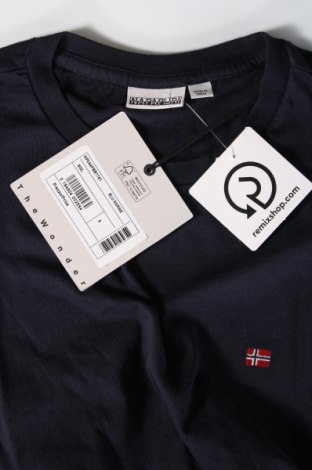 Herren T-Shirt Napapijri, Größe S, Farbe Blau, Preis 20,04 €