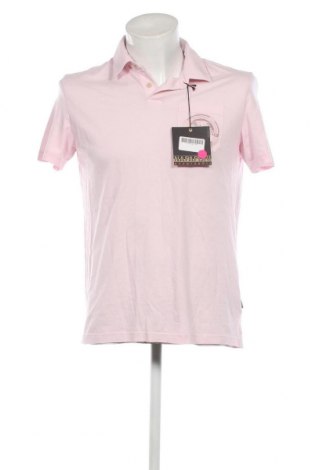 Herren T-Shirt Napapijri, Größe M, Farbe Rosa, Preis 37,11 €