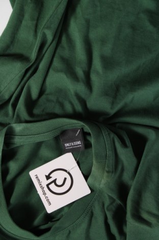 Tricou de bărbați Only & Sons, Mărime S, Culoare Verde, Preț 69,08 Lei