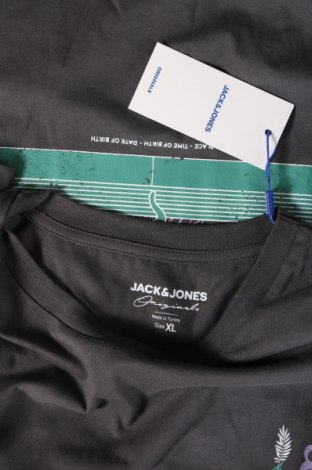 Męski T-shirt Originals By Jack & Jones, Rozmiar XL, Kolor Szary, Cena 82,63 zł