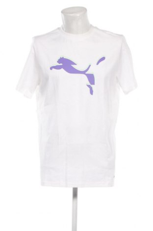 Мъжка тениска PUMA, Размер L, Цвят Бял, Цена 62,00 лв.