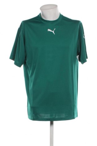 Мъжка тениска PUMA, Размер L, Цвят Зелен, Цена 62,00 лв.