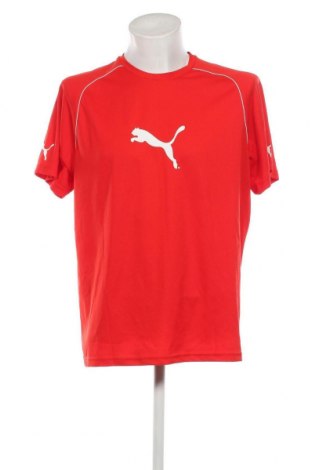 Męski T-shirt PUMA, Rozmiar XL, Kolor Czerwony, Cena 86,36 zł