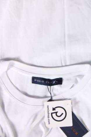 Мъжка тениска Polo Club, Размер L, Цвят Бял, Цена 52,64 лв.