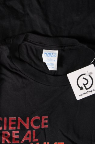 Pánske tričko  Port & Company, Veľkosť XL, Farba Čierna, Cena  10,82 €