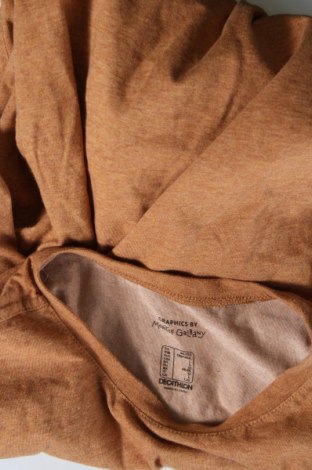 Męski T-shirt Quechua, Rozmiar L, Kolor Beżowy, Cena 29,89 zł