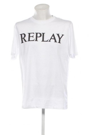 Herren T-Shirt Replay, Größe XXL, Farbe Weiß, Preis 37,11 €
