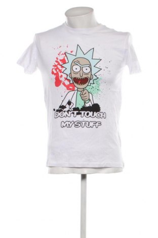Мъжка тениска Rick and Morty, Размер S, Цвят Бял, Цена 31,00 лв.