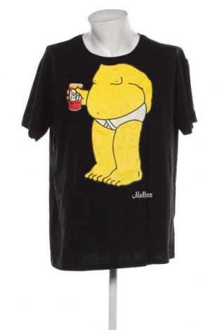 Ανδρικό t-shirt Roly, Μέγεθος XXL, Χρώμα Μαύρο, Τιμή 8,04 €