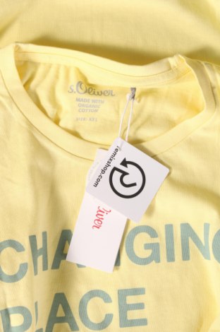 Мъжка тениска S.Oliver, Размер XXL, Цвят Жълт, Цена 14,88 лв.