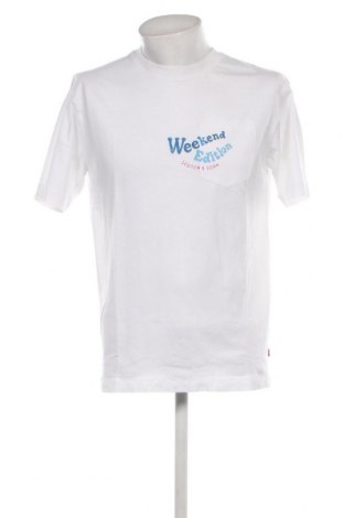 Herren T-Shirt Scotch & Soda, Größe M, Farbe Weiß, Preis 19,67 €