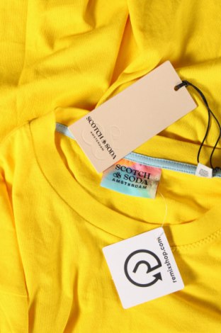 Мъжка тениска Scotch & Soda, Размер M, Цвят Жълт, Цена 43,20 лв.