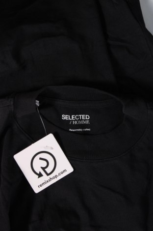 Ανδρικό t-shirt Selected Homme, Μέγεθος S, Χρώμα Μαύρο, Τιμή 8,66 €