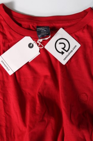 Ανδρικό t-shirt Springfield, Μέγεθος L, Χρώμα Κόκκινο, Τιμή 15,98 €