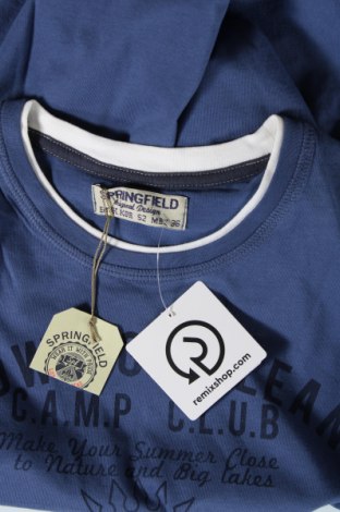 Pánske tričko  Springfield, Veľkosť S, Farba Modrá, Cena  11,91 €