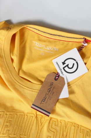 Мъжка тениска Teddy Smith, Размер 3XL, Цвят Жълт, Цена 31,00 лв.