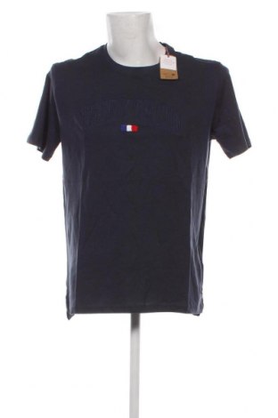 Мъжка тениска Teddy Smith, Размер XL, Цвят Син, Цена 31,00 лв.
