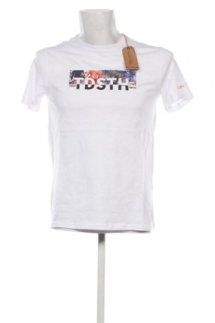 Мъжка тениска Teddy Smith, Размер M, Цвят Бял, Цена 12,40 лв.