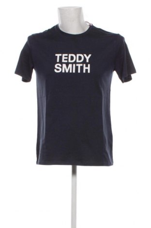 Мъжка тениска Teddy Smith, Размер M, Цвят Син, Цена 15,50 лв.