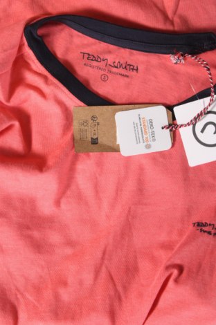 Мъжка тениска Teddy Smith, Размер S, Цвят Розов, Цена 31,00 лв.