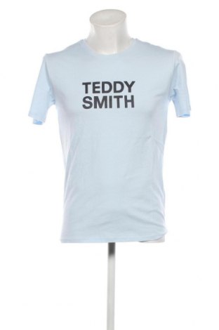 Tricou de bărbați Teddy Smith, Mărime S, Culoare Albastru, Preț 81,58 Lei