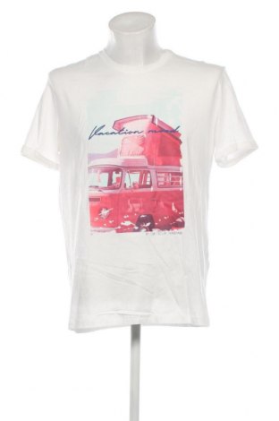Мъжка тениска Tom Tailor, Размер L, Цвят Бял, Цена 31,00 лв.
