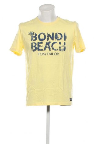 Ανδρικό t-shirt Tom Tailor, Μέγεθος M, Χρώμα Κίτρινο, Τιμή 9,59 €