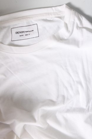 Herren T-Shirt Tom Tailor, Größe M, Farbe Weiß, Preis 15,98 €