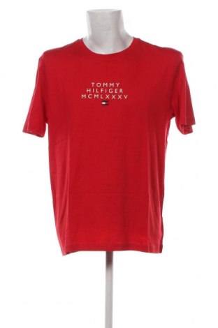 Pánské tričko  Tommy Hilfiger, Velikost XXL, Barva Červená, Cena  1 043,00 Kč
